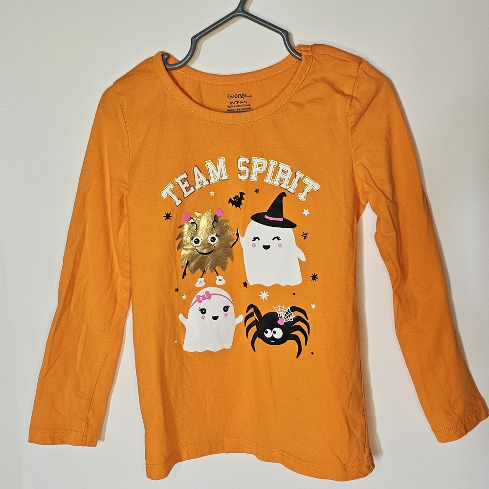 Orange girl long sleeves